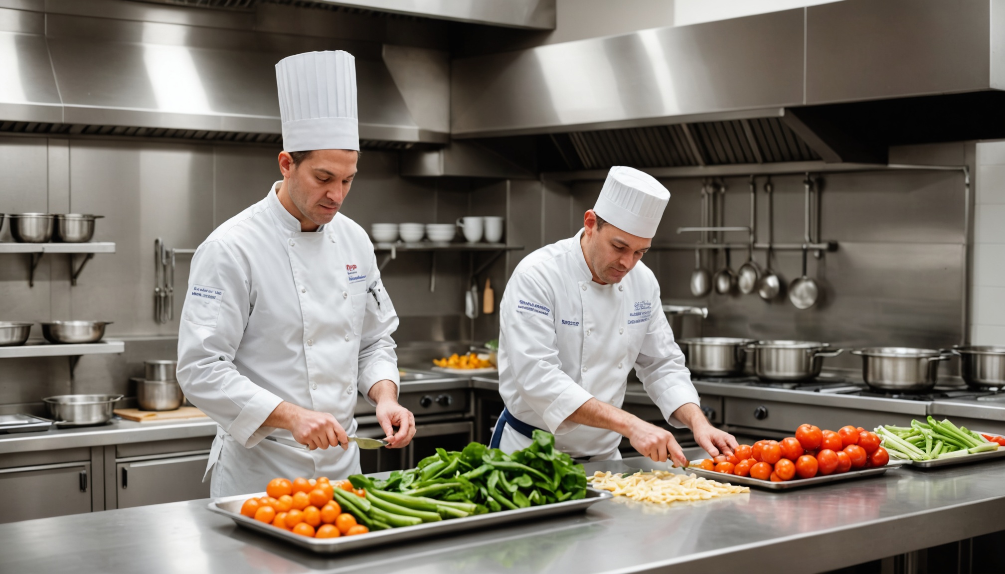 Cuisine municipale préparant des repas bio et locaux pour les écoles d'Épinal